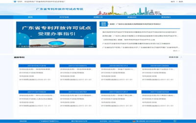 廣東省專利開放許可信息發布專區正式上線運行，推動公共資源交易運行技術服務